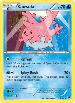 Corsola, XY 36/146