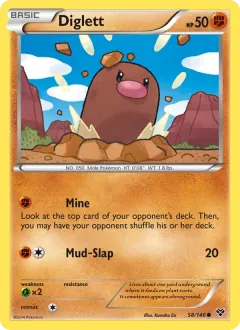 Diglett, XY 58/146