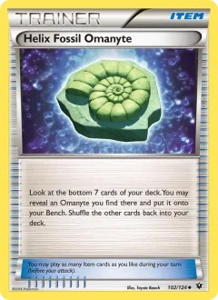 Helix Fossil Omanyte, Fates Collide 102/124