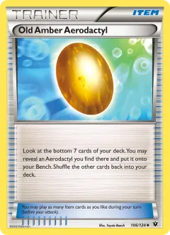 Old Amber Aerodactyl, Fates Collide 106/124