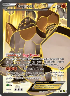 Regirock EX, Fates Collide 43/124
