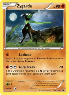 Zygarde, Fates Collide 52/124