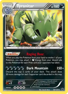 Tyranitar, Fates Collide 56/124