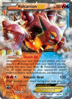 Volcanion EX, Steam Siege 26/114