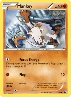 Mankey, Steam Siege 52/114