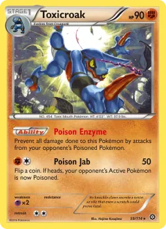 Toxicroak, Steam Siege 59/114