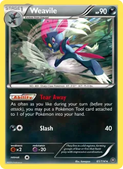 Weavile, Steam Siege 61/114