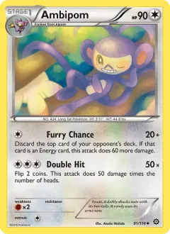 Ambipom, Steam Siege 91/114