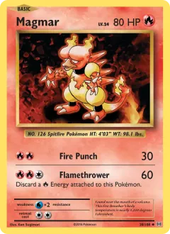 Magmar, Evolutions 20/108