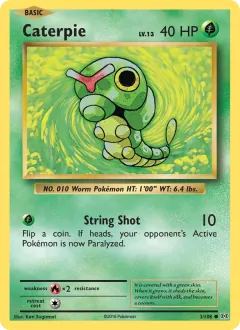 Caterpie, Evolutions 3/108