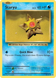 Staryu, Evolutions 30/108