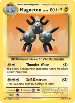 Magneton, Evolutions 38/108