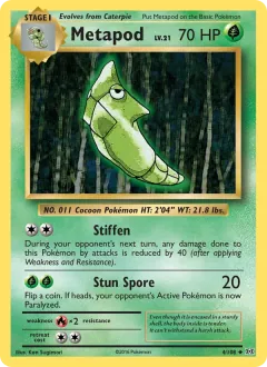Metapod, Evolutions 4/108