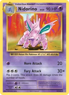 Nidorino, Evolutions 44/108