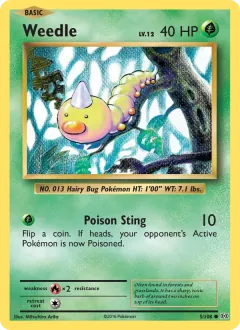 Weedle, Evolutions 5/108