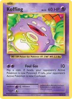 Koffing, Evolutions 50/108
