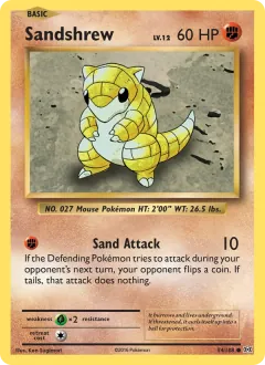 Sandshrew, Evolutions 54/108