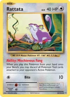Rattata, Evolutions 66/108