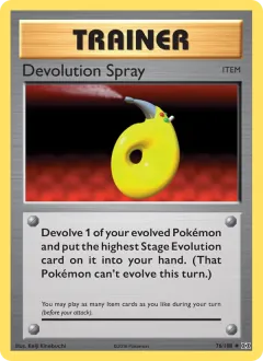 Devolution Spray, Evolutions 76/108