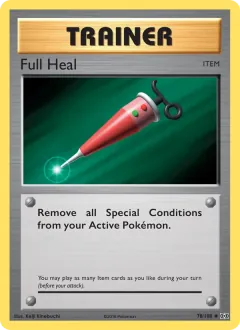 Full Heal, Evolutions 78/108