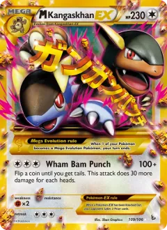 M Kangaskhan EX, Flashfire 109/106