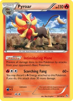 Pyroar, Flashfire 20/106