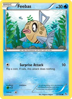 Feebas, Flashfire 22/106