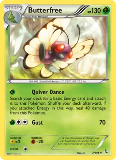 Butterfree, Flashfire 3/106