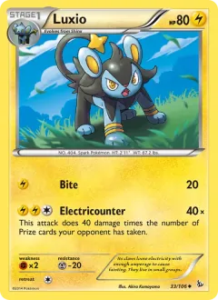 Luxio, Flashfire 33/106