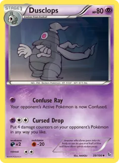 Dusclops, Flashfire 39/106