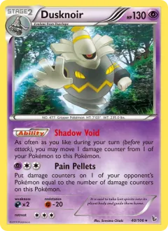 Dusknoir, Flashfire 40/106
