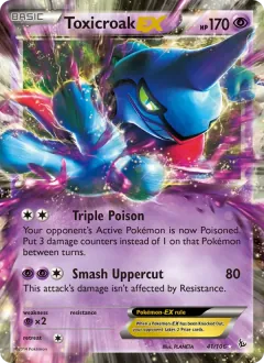 Toxicroak EX, Flashfire 41/106