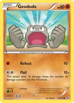 Geodude, Flashfire 45/106