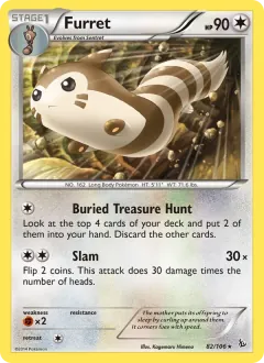 Furret, Flashfire 82/106