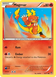 Magmar, Furious Fists 10/111