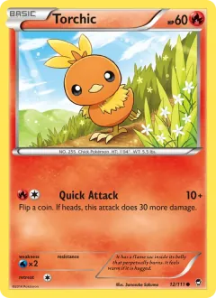 Torchic, Furious Fists 12/111