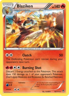 Blaziken, Furious Fists 14/111