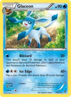 Glaceon, Furious Fists 19/111