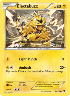 Electabuzz, Furious Fists 29/111