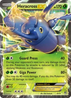 Heracross EX, Furious Fists 4/111