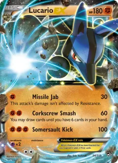 Lucario EX, Furious Fists 54/111