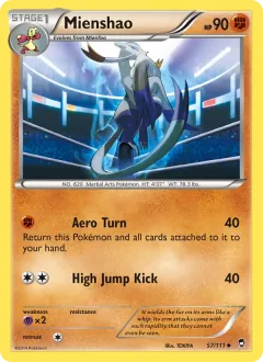 Mienshao, Furious Fists 57/111