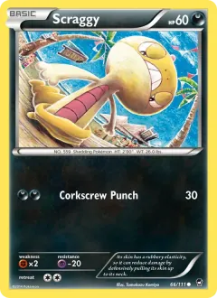 Scraggy, Furious Fists 66/111