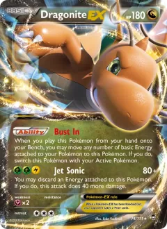 Dragonite EX, Furious Fists 74/111