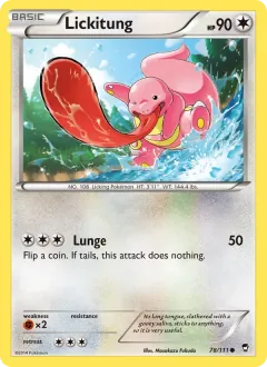 Lickitung, Furious Fists 78/111