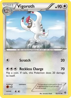 Vigoroth, Furious Fists 82/111