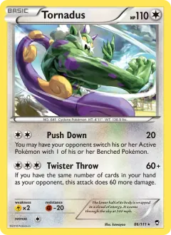 Tornadus, Furious Fists 86/111