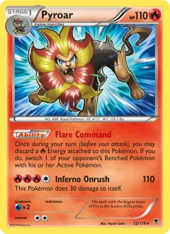 Pyroar, Phantom Forces 12/119