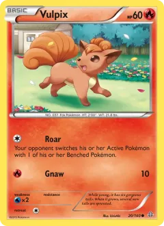 Vulpix, Primal Clash 20/160