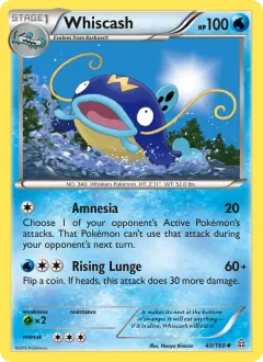 Whiscash, Primal Clash 40/160